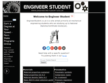 Tablet Screenshot of engineerstudent.co.uk
